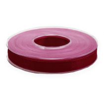 tételeket Organza szalag szegélyszalag Organza Bordeaux 15mm 50m