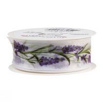 tételeket Organza szalag sifon szalag dekorációs szalag levendula 40mm 20m