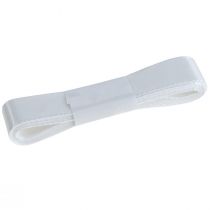 tételeket Dekoratív szalag ajándék szalag fehér szalag szegély 25mm 3m 10db