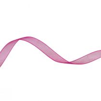 tételeket Organza szalag ajándék szalag rózsaszín szalag szegély 6mm 50m