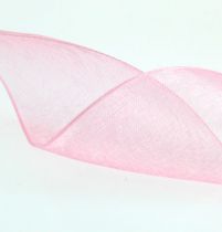 Organza szalag rózsaszín színben 40mm 50m