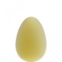 tételeket Húsvéti tojásdísz tojás műanyag világossárga bolyhos 25cm