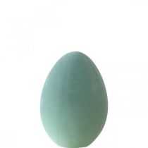 tételeket Húsvéti tojás dísztojás szürkés-zöld műanyag pelyhes 20cm