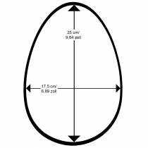 tételeket Húsvéti tojás bolyhos H25cm Színes tojások Húsvéti dekoráció