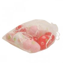 tételeket Virágos húsvéti tojások Húsvéti dekoráció 6cm 12db