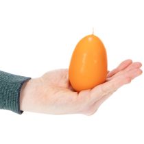 tételeket Tojás alakú gyertya húsvéti dekorációhoz, tökéletes húsvéti hangulatot teremt a házban, 9 cm, 20 óra, 6 darab
