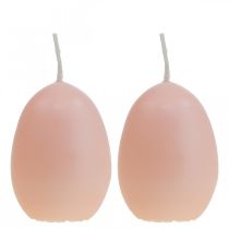 Húsvéti gyertyák tojás alakú, tojás gyertyák Húsvéti őszibarack Ø4,5cm H6cm 6db