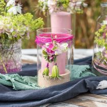 tételeket PURE oszlopos gyertya 90/60 rózsaszín dekoratív gyertya fenntartható természetes viasz gyertya dekoráció