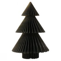 Papír karácsonyfa Papír karácsonyfa Fekete H30cm