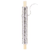 tételeket Papírzsinór huzalba tekerve Ø0,8mm 22m ezüst