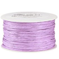 tételeket Papírzsinór, tekercselt drót, Ø2mm, 100m, levendula színű