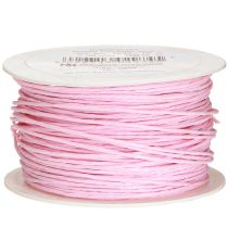 tételeket Papírzsinór tekercselt drót Ø2mm 100m rózsaszín