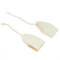 tételeket Papírcsillagok, karácsonyfadíszek, karácsonyfadíszek, fehér és arany, 15 cm, 6 darab