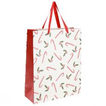 tételeket Papírzacskó ajándéktáska cukorka vesszők 26×10×32cm 2db