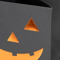tételeket Papírzacskós tök alakú virágtartó Halloween dekoráció 10cm 6db