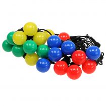 tételeket Színes party tündérlámpák külső 20 LED-hez 9,5 m