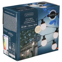 tételeket Buli világítás LED golyós fénylánc meleg fehér L735cm