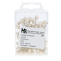 tételeket Gyöngyfejű tűk pezsgő Ø8mm L65mm 55 db