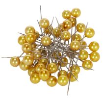 tételeket Gyöngyfejű tűk arany Ø10mm 60mm 50p