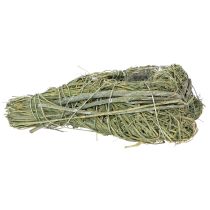tételeket Dekoratív szív természetes fűből fóliabetéttel, 14 cm, 2 darab