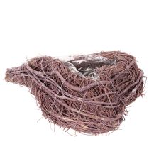 tételeket Dekoratív szív gallyakból, ültetőfóliával, 20 cm, 2 darab