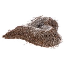 tételeket Szív alakú virágtartó gallyakból, fóliával, 20 cm, 2 darab