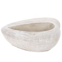 tételeket Szív alakú virágcserép, öntött kő, díszes virágcserép, 17 cm