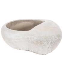 tételeket Szív alakú virágcserép, öntött kő, díszes virágcserép, 17 cm