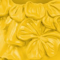 tételeket Növényfej mellszobor polirezin ültetőgép sárga 13,5×13×14 cm