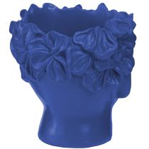 tételeket Növényfej Polirezin Bust Planter Kék 13,5×13×14 cm