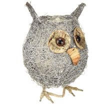 tételeket Növénykosár bagoly szőlő fehér mosott Ø14cm