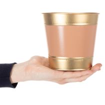 tételeket Fém kaspó/virágcserép/ültető, Ø13cm M12cm, 4 darab