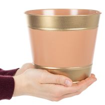 tételeket Fém kaspó/virágcserép, Ø17cm M14.5cm, 4 darab