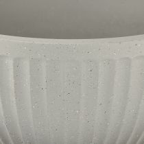 tételeket Műanyag kaspó szürke foltos tál barázdákkal Ø30cm