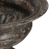 tételeket Plant Cup Chalice Antique Look Fekete Barna Ø20cm H15cm
