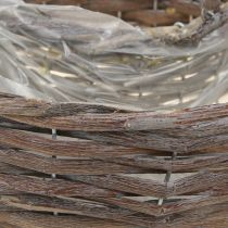 tételeket Fa rattan növénykarikák, natúr szürke, Ø40/45cm, 2 db-os szett.