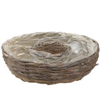 tételeket Fa rattan növénykarikák, natúr szürke, Ø40/45cm, 2 db-os szett.