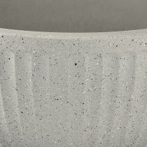 tételeket Növénytál, szürke foltos műanyag, Ø35cm, M16.5cm