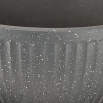 tételeket Műanyag virágtál, antracit, Ø35cm, M16.5cm