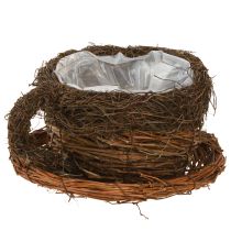 tételeket Növénytál, szalmaszálas, natúr barna, Ø20cm