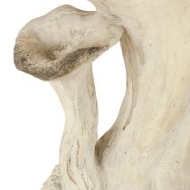 tételeket Gomba dekoráció öntött kőfigura kerti dekoráció szürke 18×16×25cm