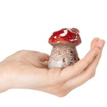 tételeket Gombaház Dekoráció Miniatűr Légyölő Galóca Gomba 6cm 2db