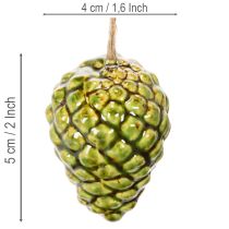 tételeket Fenyőtoboz medálok őszi dekorációként, akasztásra, 5 cm, 3 darab