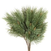 tételeket Műfenyőág díszcsomag 39cm 6db
