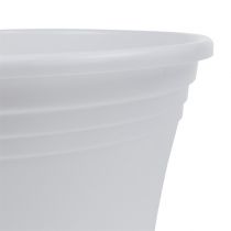 tételeket Műanyag edény „Irys” fehér Ø15cm H13cm, 1db