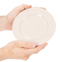 tételeket Kerek, egyszerű tányérok dekorációhoz és kisebb kompozíciókhoz, 17 cm, 6 darab