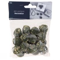 tételeket Pomponok csillogó zölddel 2,5cm-es pomponok 2 zacskó – 24 db