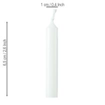 tételeket Babás gyertyák 10mm Wiedemann gyertyák fehér 65/10 50 darab