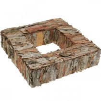 Deco fakéreg négyzet alakú nyitott fenyőkéreg őszi dekoráció 30 × 30cm