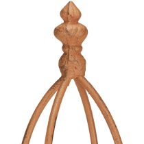 tételeket Trellis Metal Rust Look Obelisk 69/86 cm 2db-os készlet